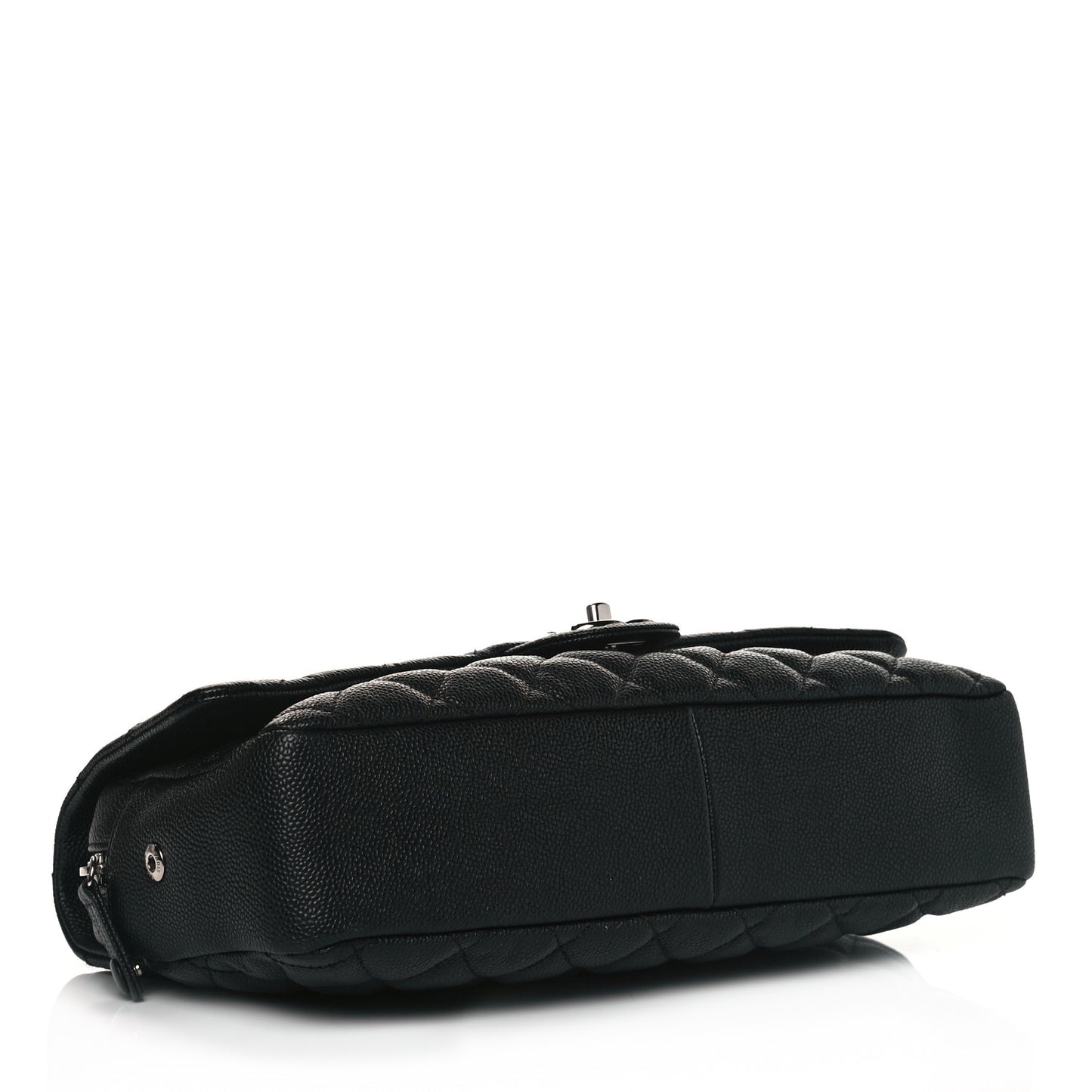 Caviar Quilted Jumbo Easy Flap Black