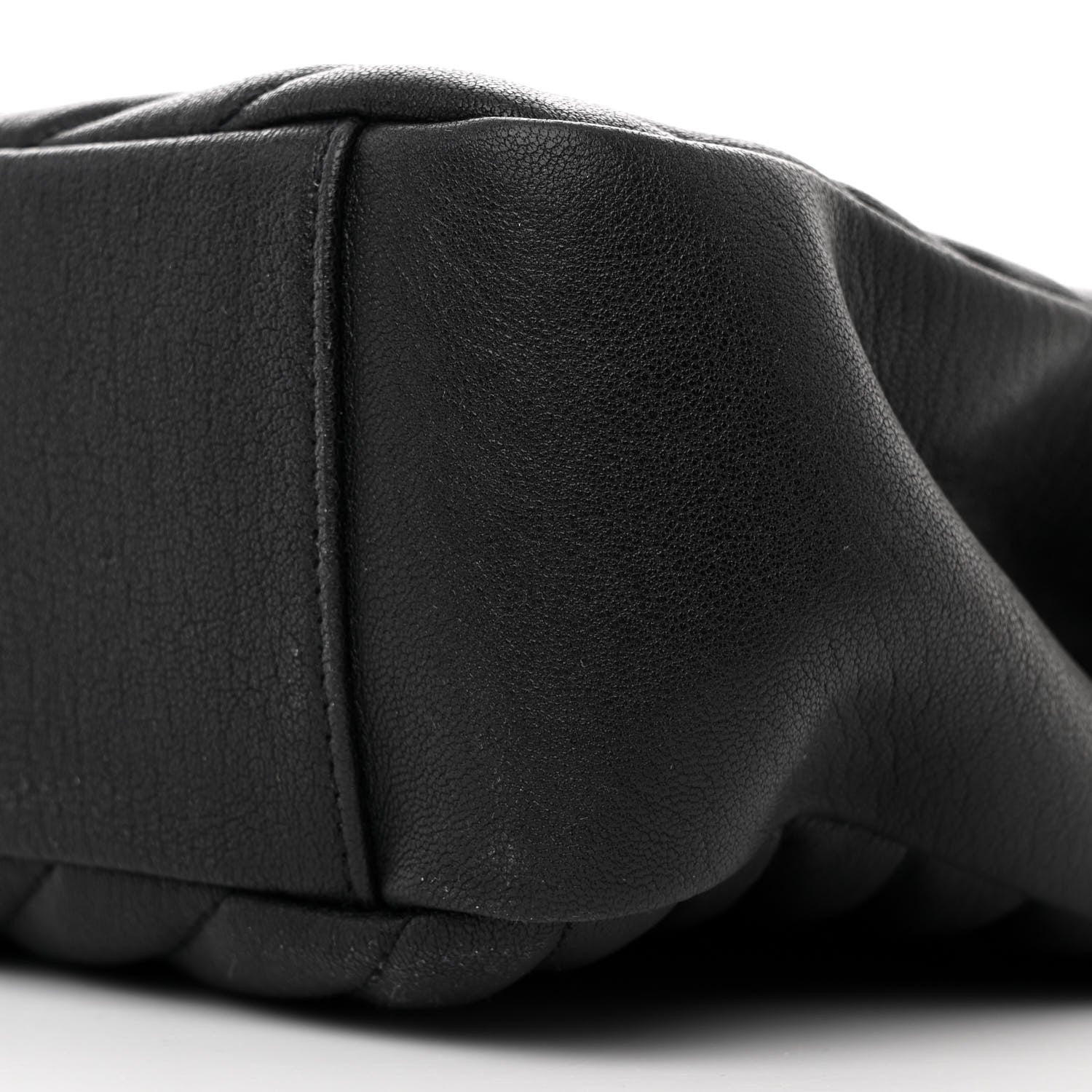 Saint Laurent Sheepskin Matelasse Chevron Monogram Large College Satchel Black 11 of 11