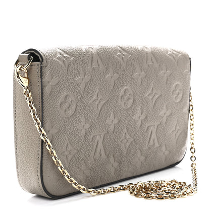 Louis Vuitton Empreinte Pochette Felicie Chain Wallet Tourterelle 4 of 14