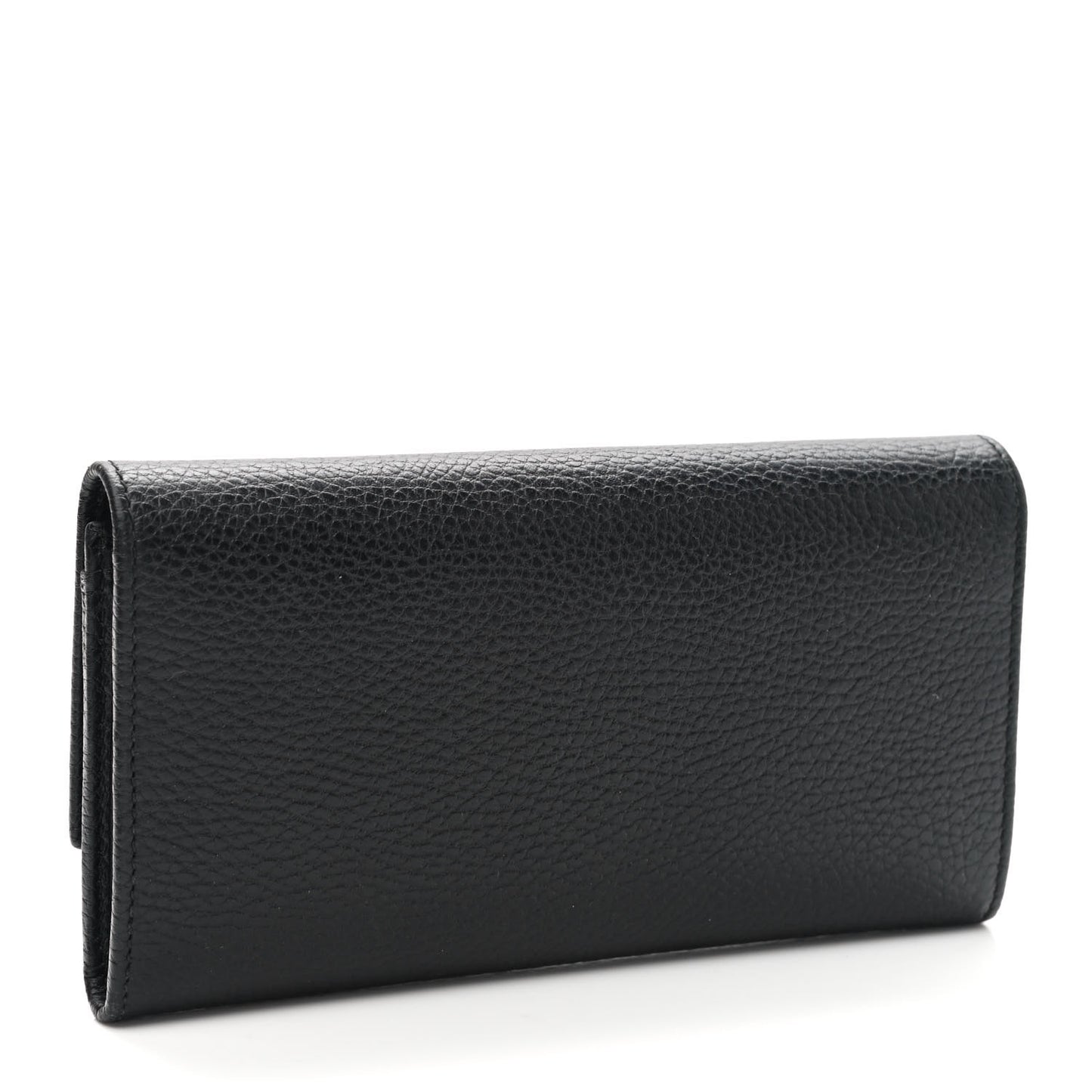 Dollar Calfskin GG Marmont Continental Wallet Black