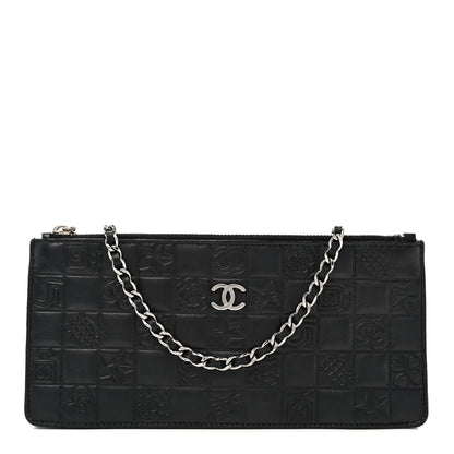 Chanel Lambskin Precious Symbols Pochette Black 1 of 10