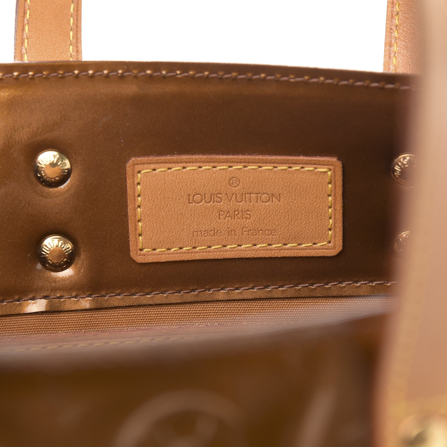 Louis Vuitton Vernis Reade PM Bronze 5 of 8