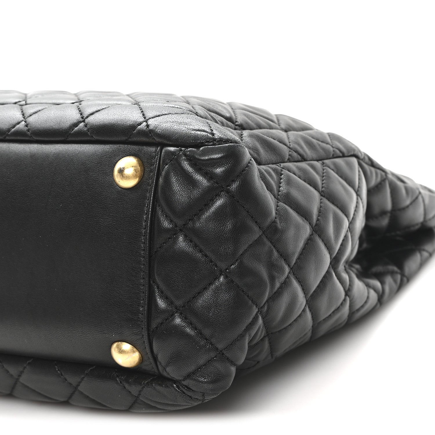 Chanel Lambskin Quilted Large Tote Black 10 of 10