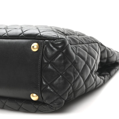 Chanel Lambskin Quilted Large Tote Black 10 of 10