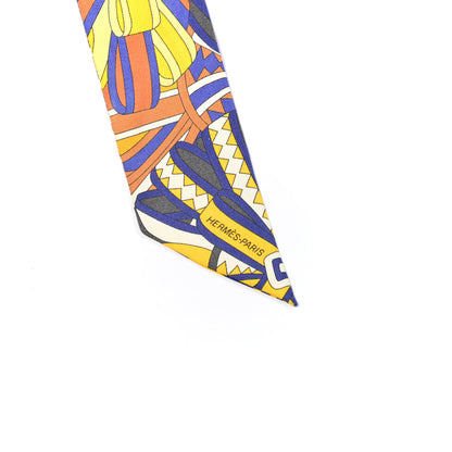 Hermes Silk Les Flots Du Cheval Twilly 4 of 4