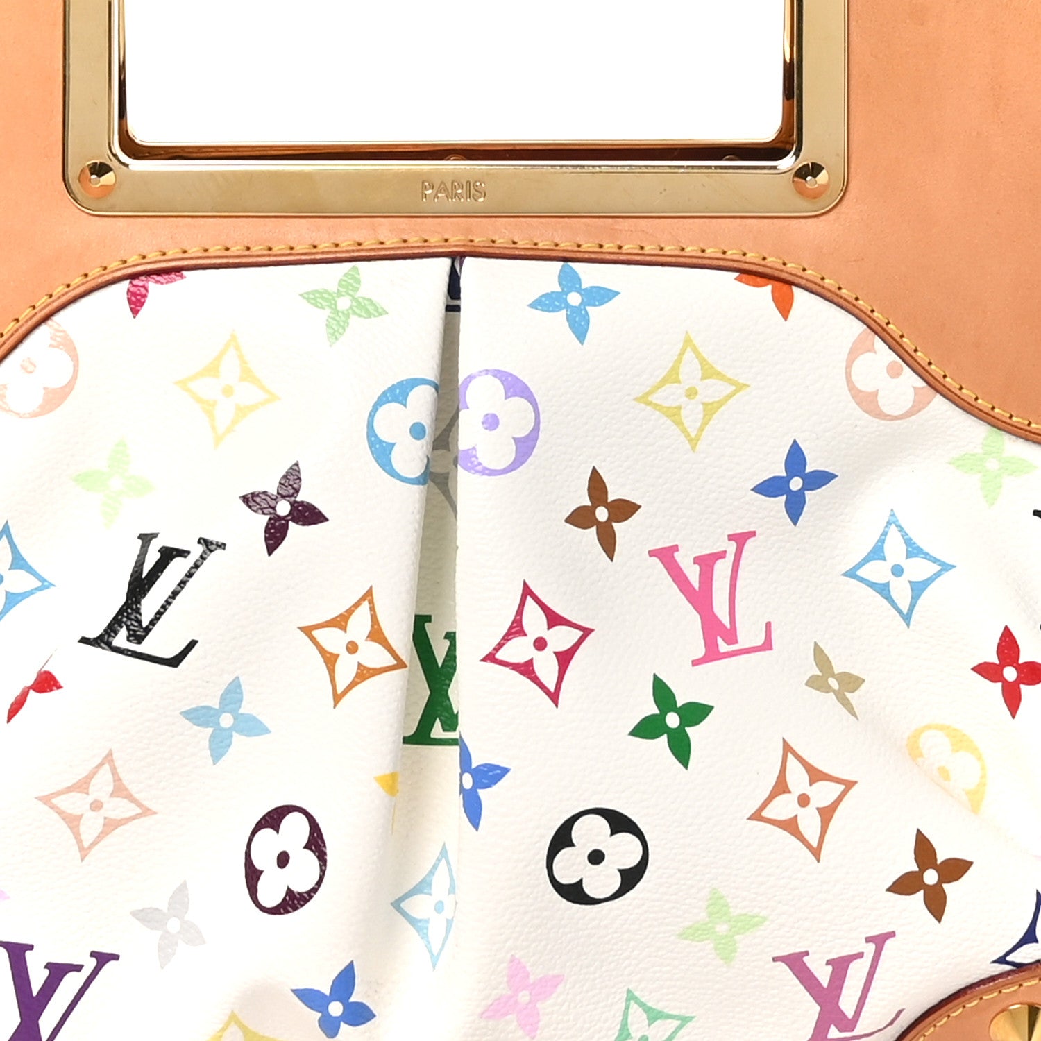 Louis Vuitton Monogram Multicolor Judy MM White 7 of 9