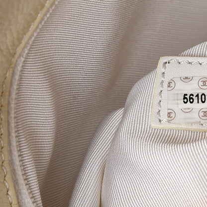 Chanel Caviar Large CC Shoulder Bag Ivory 21 of 21