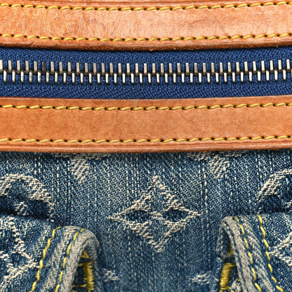 Louis Vuitton Monogram Denim Baggy PM Blue 7 of 9