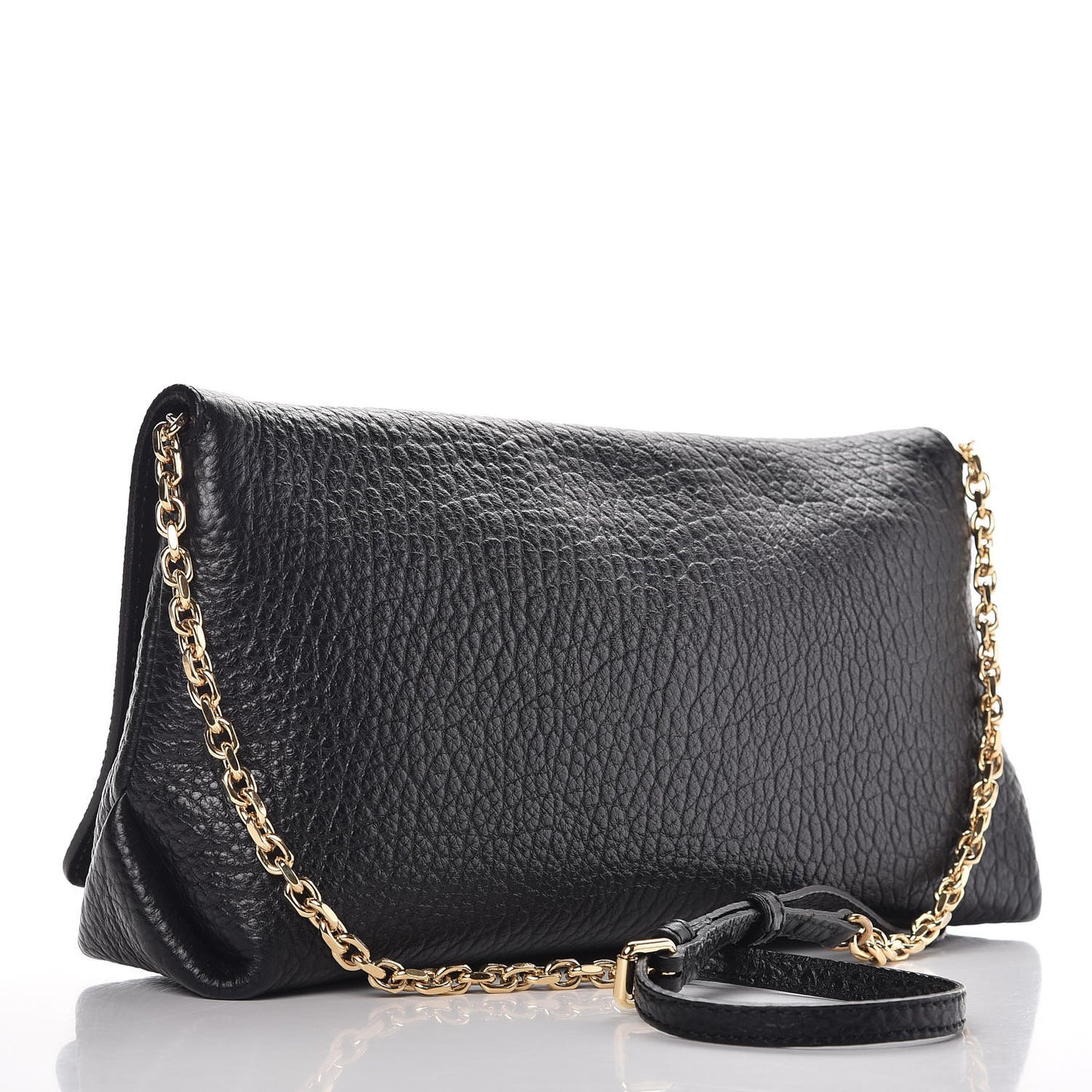 Signature Grain Medium Mildenhall Crossbody Bag Black