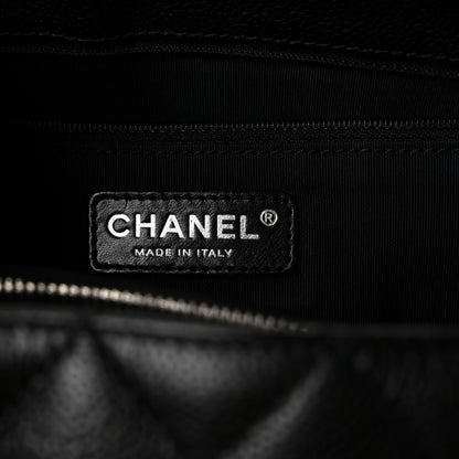 Chanel Caviar Quilted Grand Shopping Tote GST Black 6 of 10