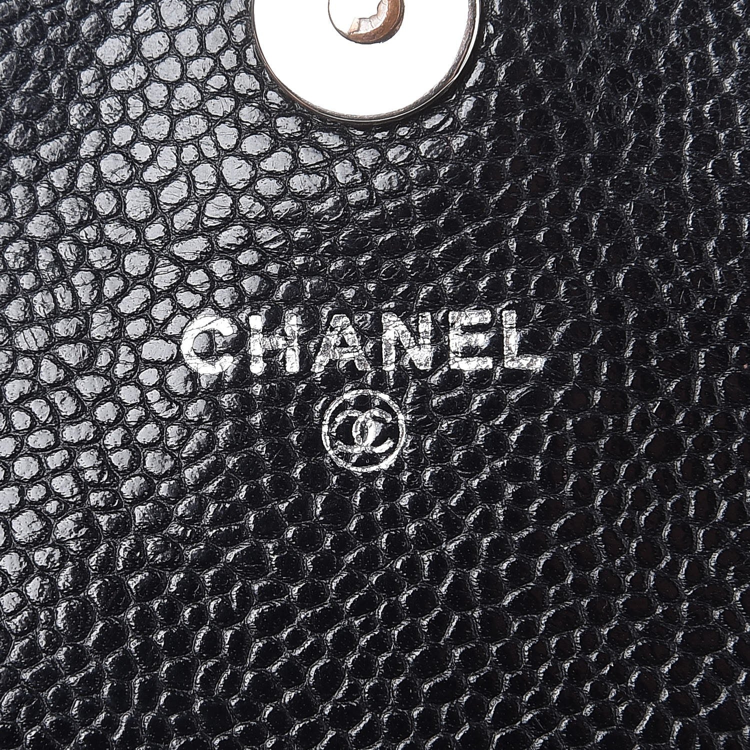 Chanel Caviar Half Moon Wallet On Chain WOC Black 6 of 9
