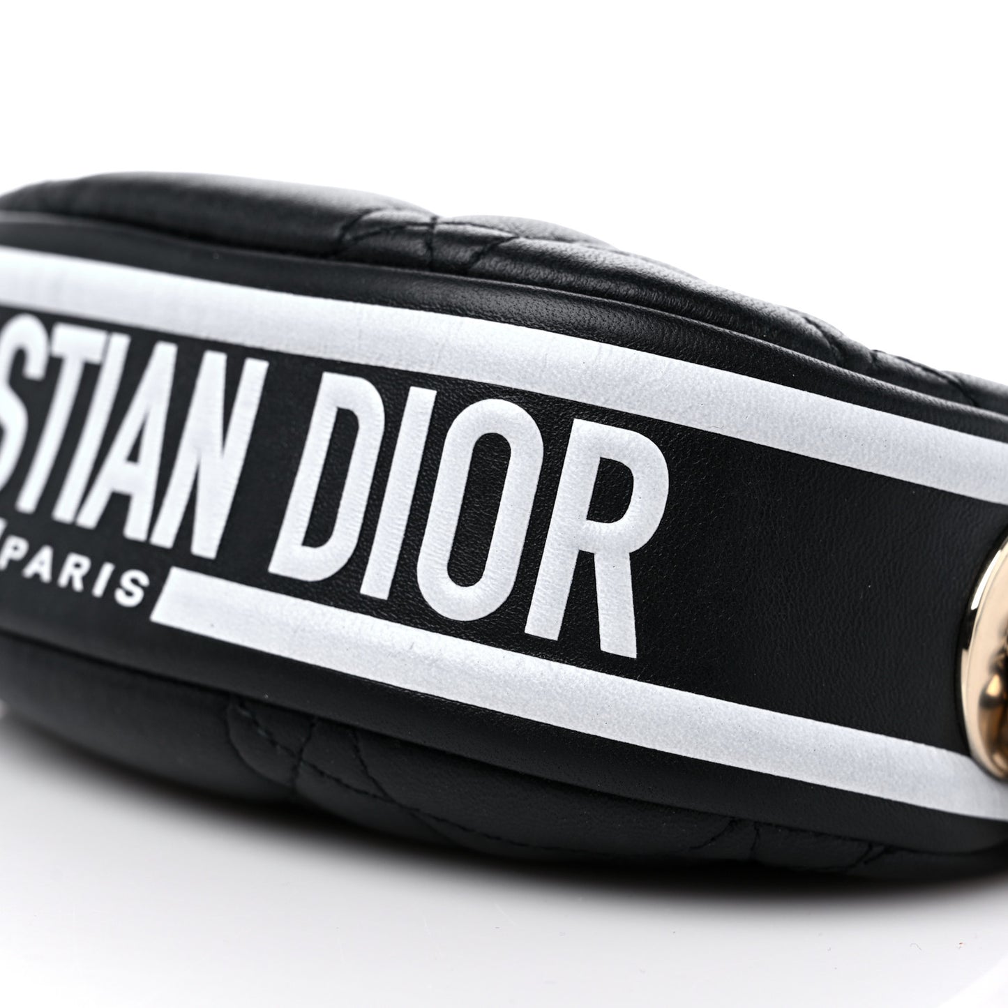 Lambskin Cannage Mini Dior Vibe Hobo Bag Black