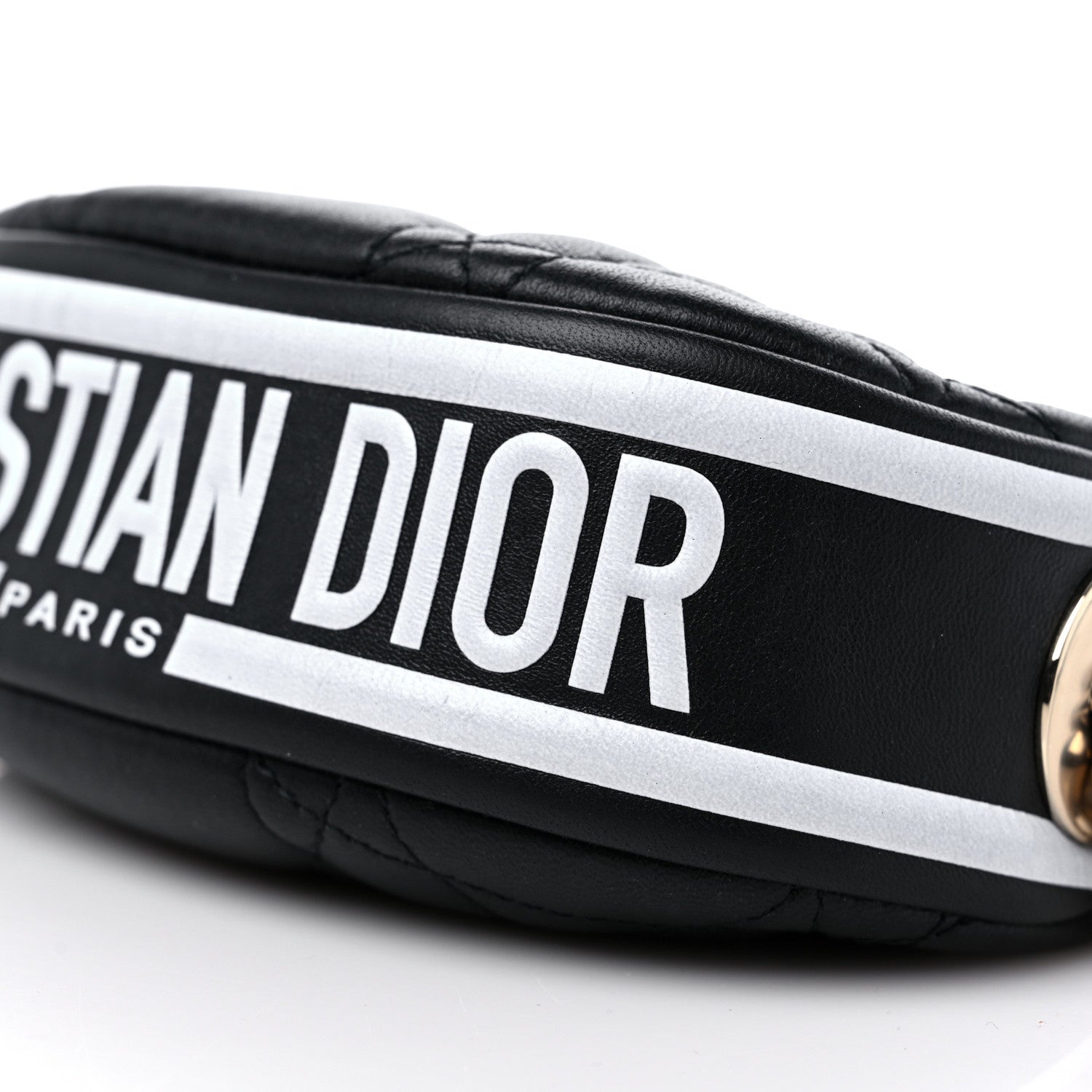 Christian Dior Lambskin Cannage Mini Dior Vibe Hobo Bag Black 10 of 10