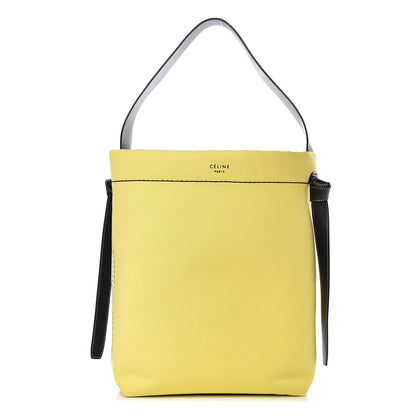 Celine Canvas Small Twisted Cabas Yellow Natural 1 of 12
