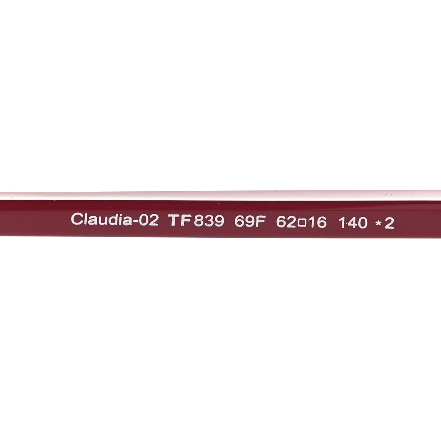 Claudia TF839 Sunglasses Red