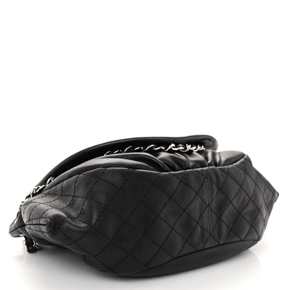 Chanel Caviar Half Moon Large Flap Black 4 of 10