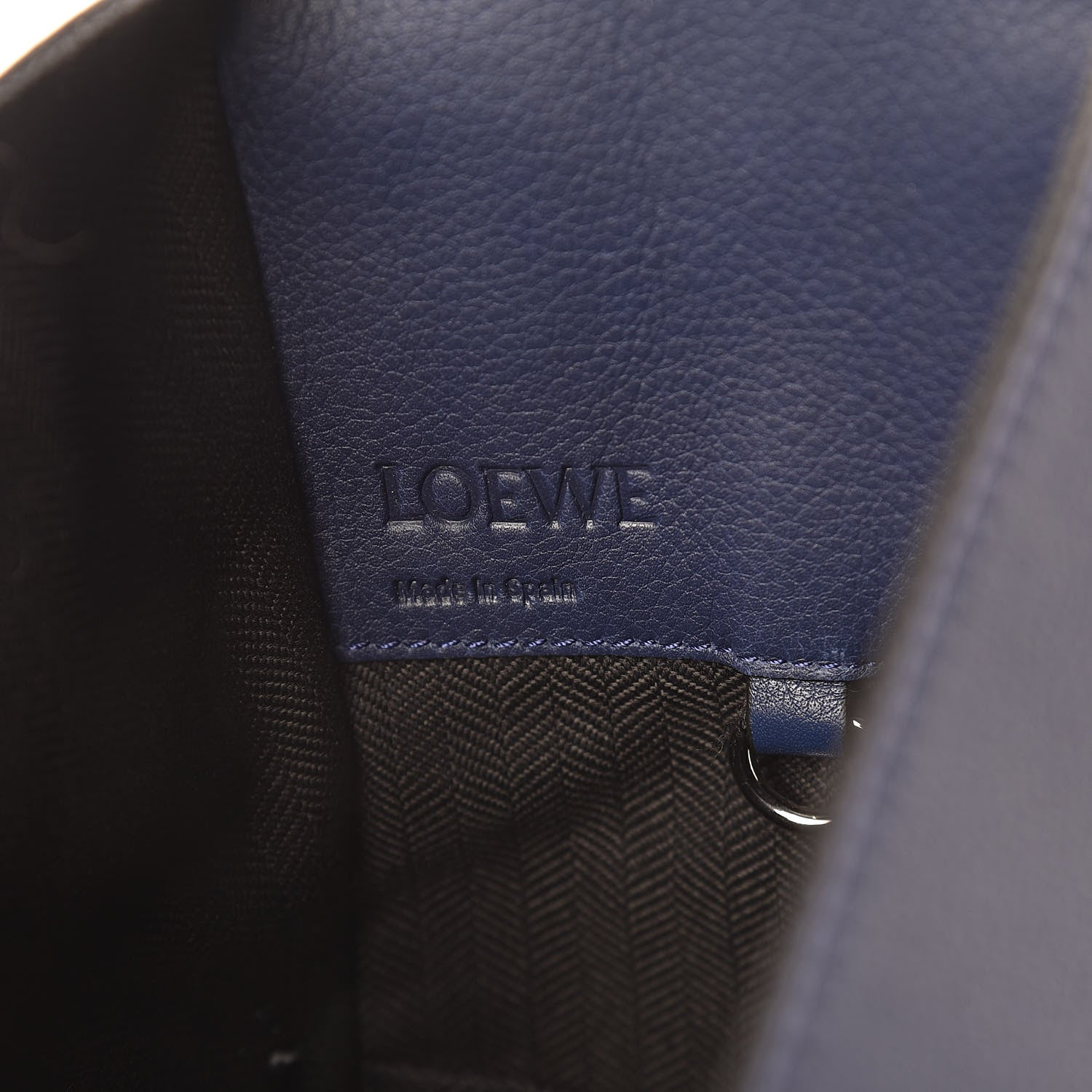 Loewe Calfskin Small Hammock Shoulder Bag Marine 6 of 9