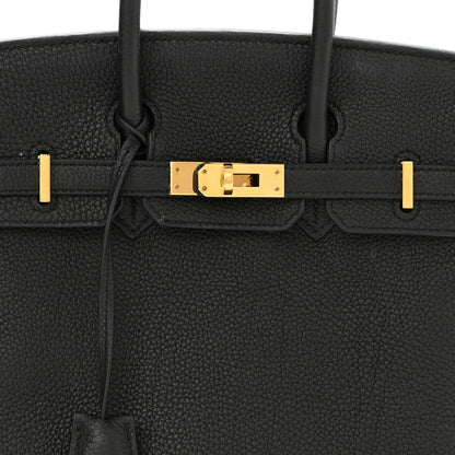 Hermes Togo Birkin 25 Black 8 of 16
