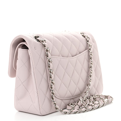 Chanel Lambskin Quilted Small Double Flap Light Purple 3 of 10