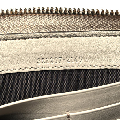 Gucci Guccissima Signature Microguccissima Bree Zip Around Wallet Off White 7 of 12