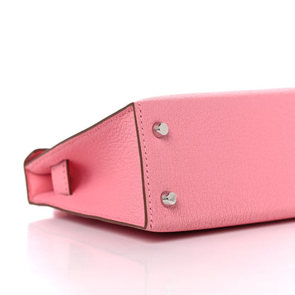 Hermes Chevre Mysore Mini Kelly Sellier 20 Rose Confetti 13 of 29