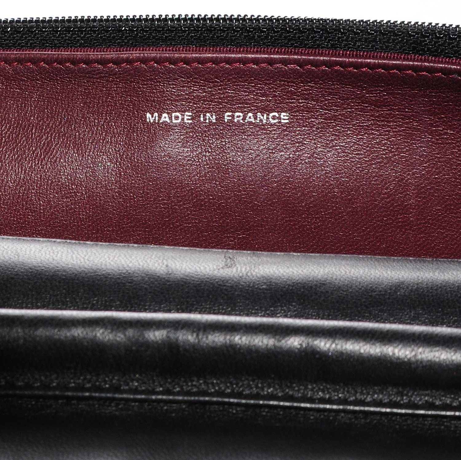 Chanel Lambskin Quilted Wallet On Chain WOC Black 7 of 8