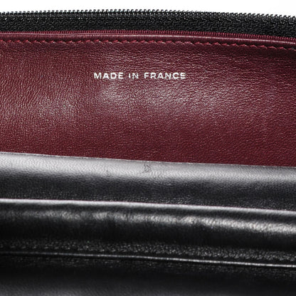 Chanel Lambskin Quilted Wallet On Chain WOC Black 7 of 8