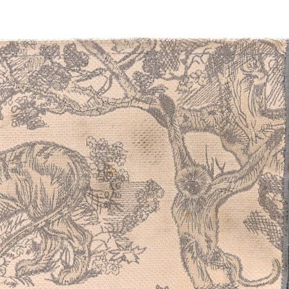 Christian Dior Canvas Embroidered Medium Dioriviera Toile De Jouy Book Tote Gray 15 of 17