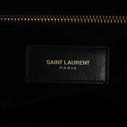 Saint Laurent Smooth Calfskin Classic Duffle 6 Bag Black 6 of 9
