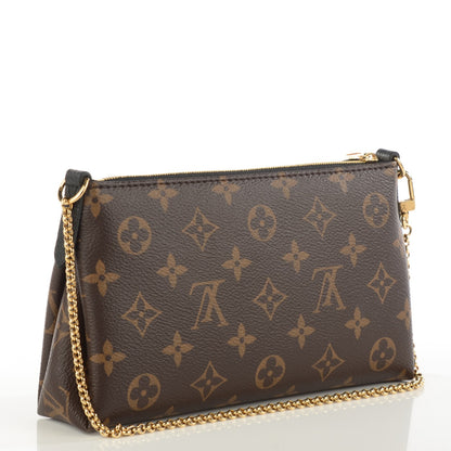 Louis Vuitton Monogram Pallas Clutch Black 3 of 8