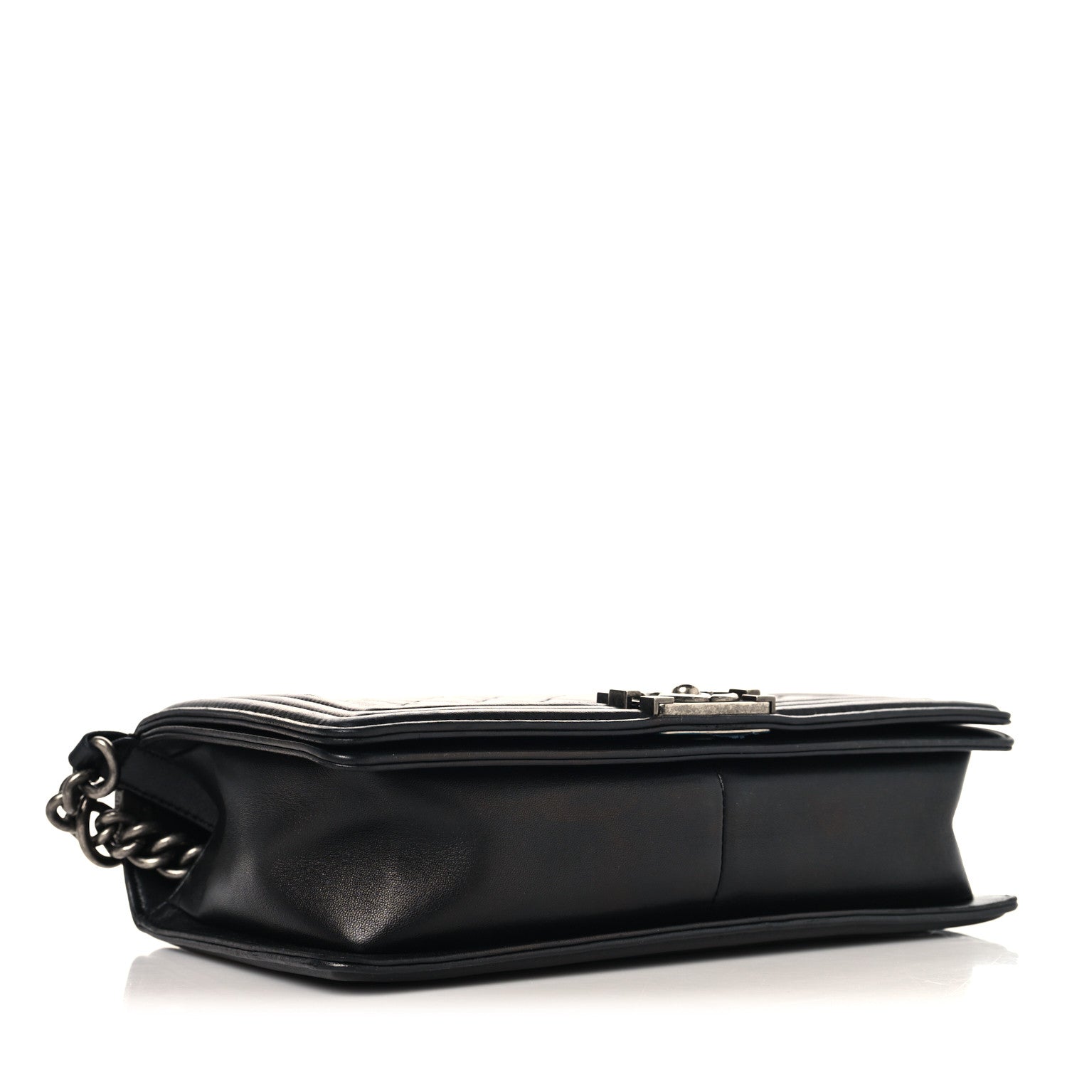 Chanel Lambskin Quilted New Medium Boy Flap Black 4 of 10