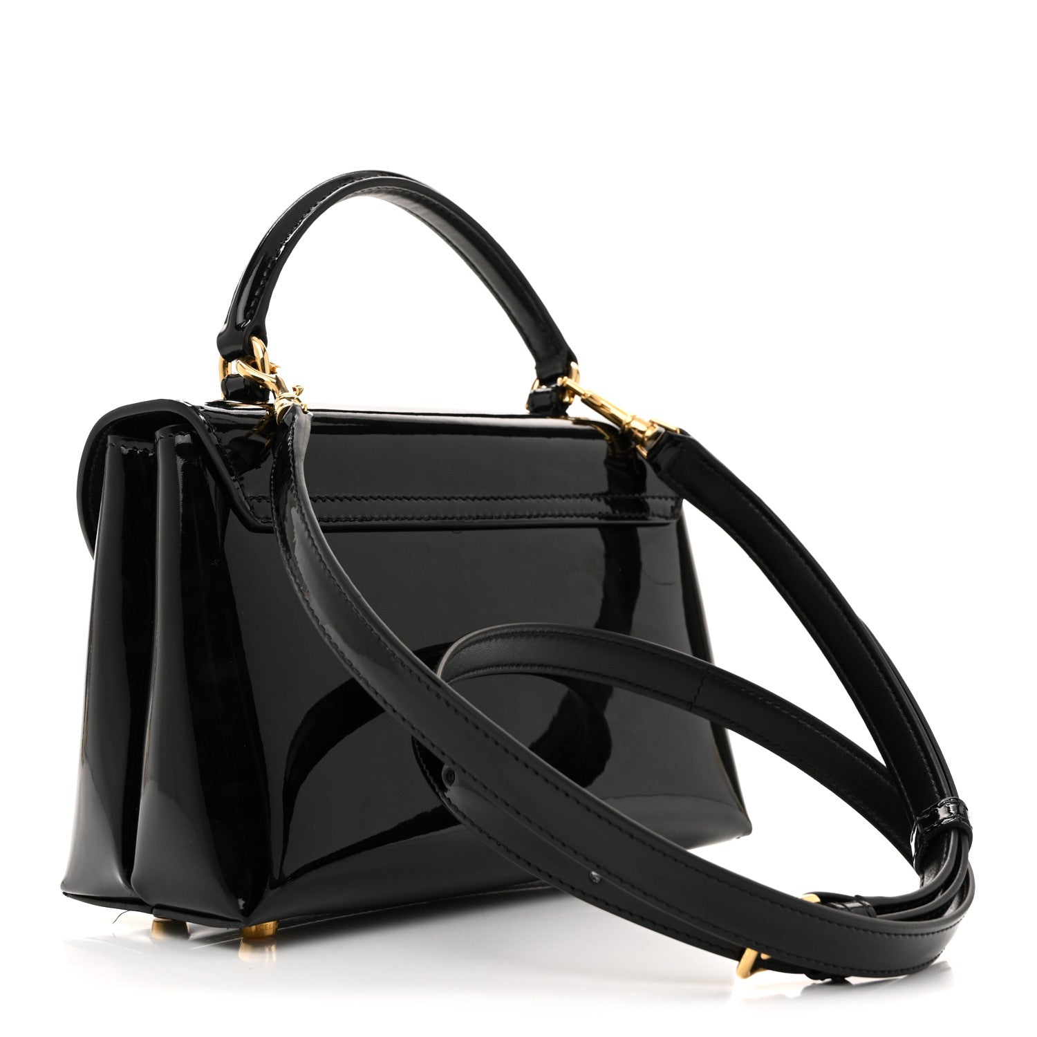 Celine Patent Calfskin Teen Nino Black 3 of 12