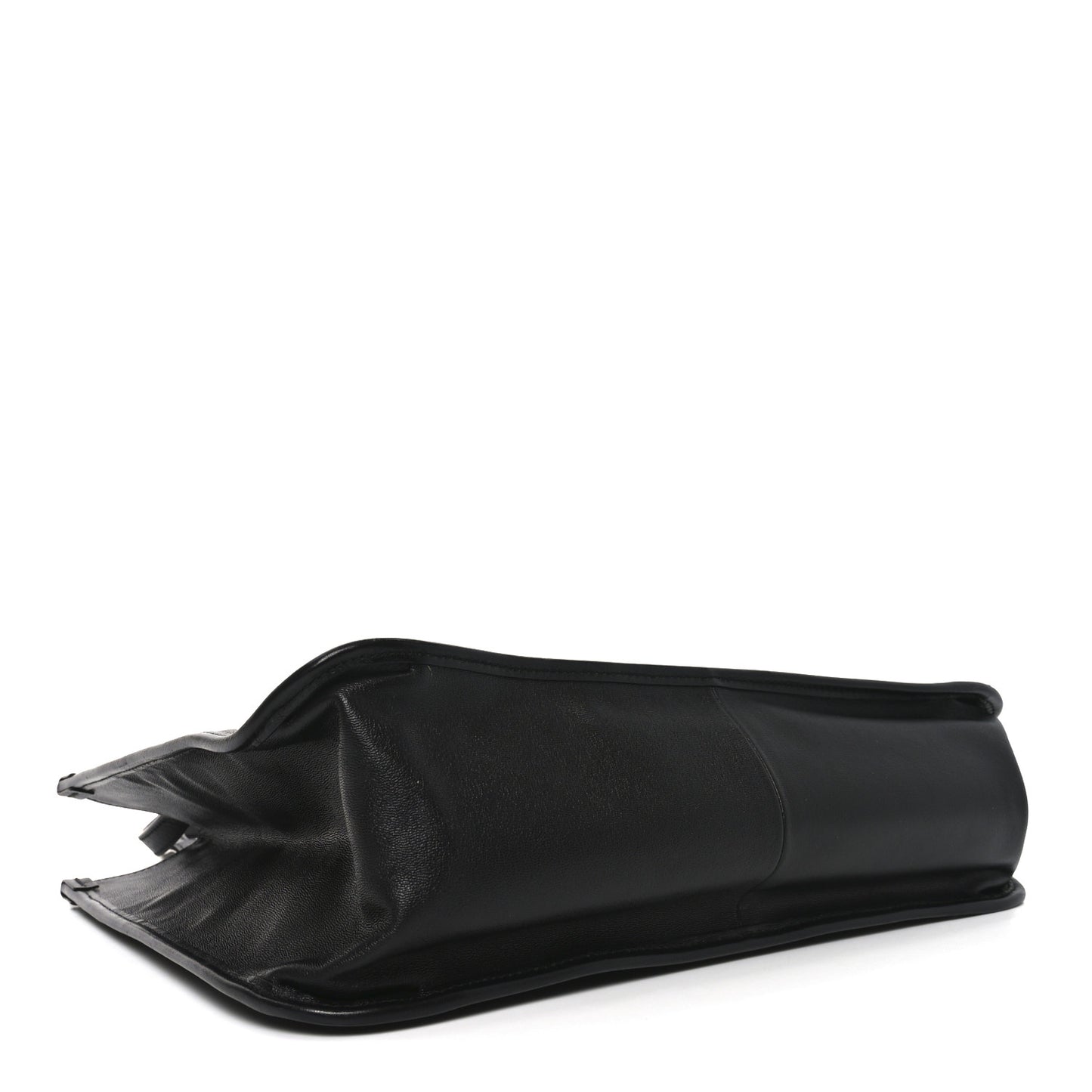 New Sakai Calfskin Lux Horsebit 1955 Tote Bag Black