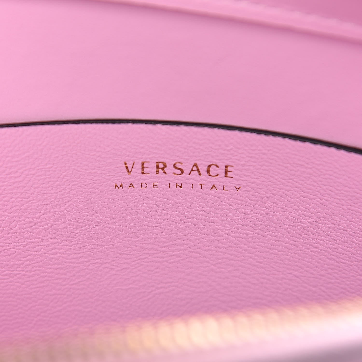 Versace Calfskin Medusa Stud Tribute Tote Pink 6 of 10