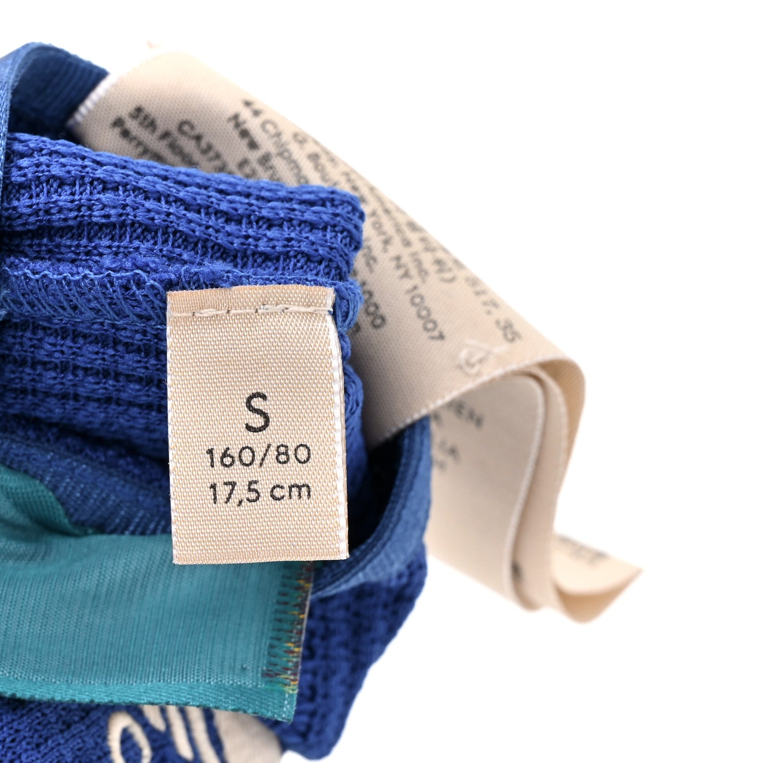 Gucci X ADIDAS Fabric Fingerless Gloves S Royal Blue 1815906
