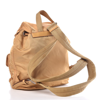Prada Tessuto Nylon Vela Small Backpack Gold 3 of 12