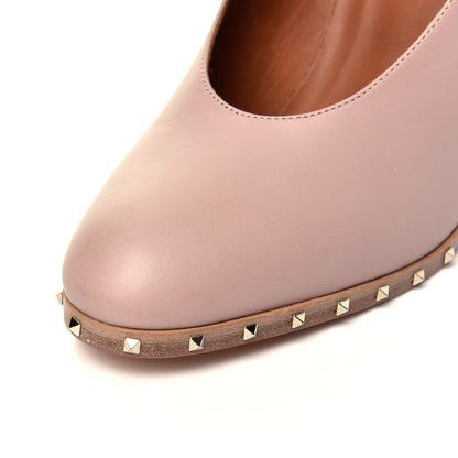 Valentino Garavani Calfskin Soul Rockstud Mary Jane 110mm Pumps 38.5 Poudre 10 of 14