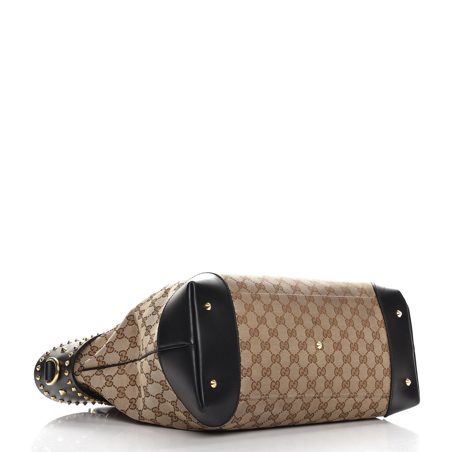 Gucci Monogram Patti Stud Tote Black 4 of 14