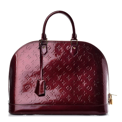 Louis Vuitton Vernis Alma GM Rouge Fauviste 1 of 12