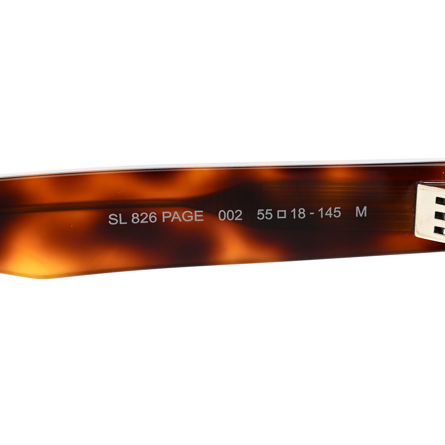 Saint Laurent Acetate Page SL 826 Sunglasses Tortoise 6 of 8