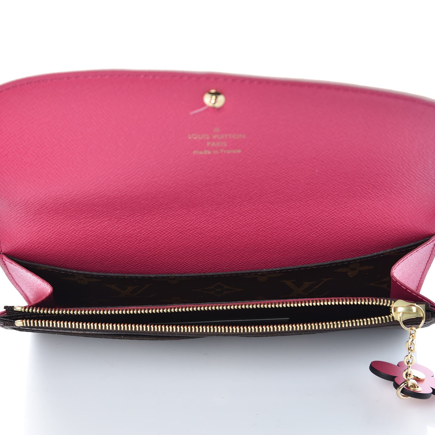 Louis Vuitton Monogram Bloom Flower Emilie Wallet 5 of 9