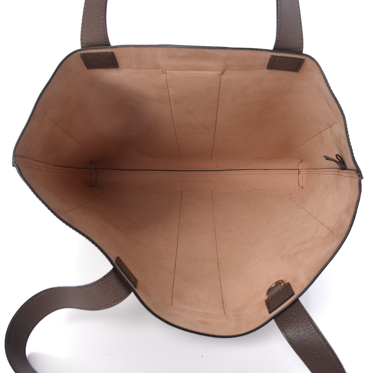 GG Supreme Monogram Web Large Ophidia Vertical Shopping Tote Brown