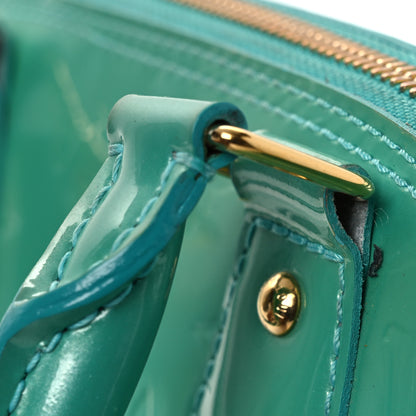 Louis Vuitton Vernis Alma BB Blue Lagon 12 of 16