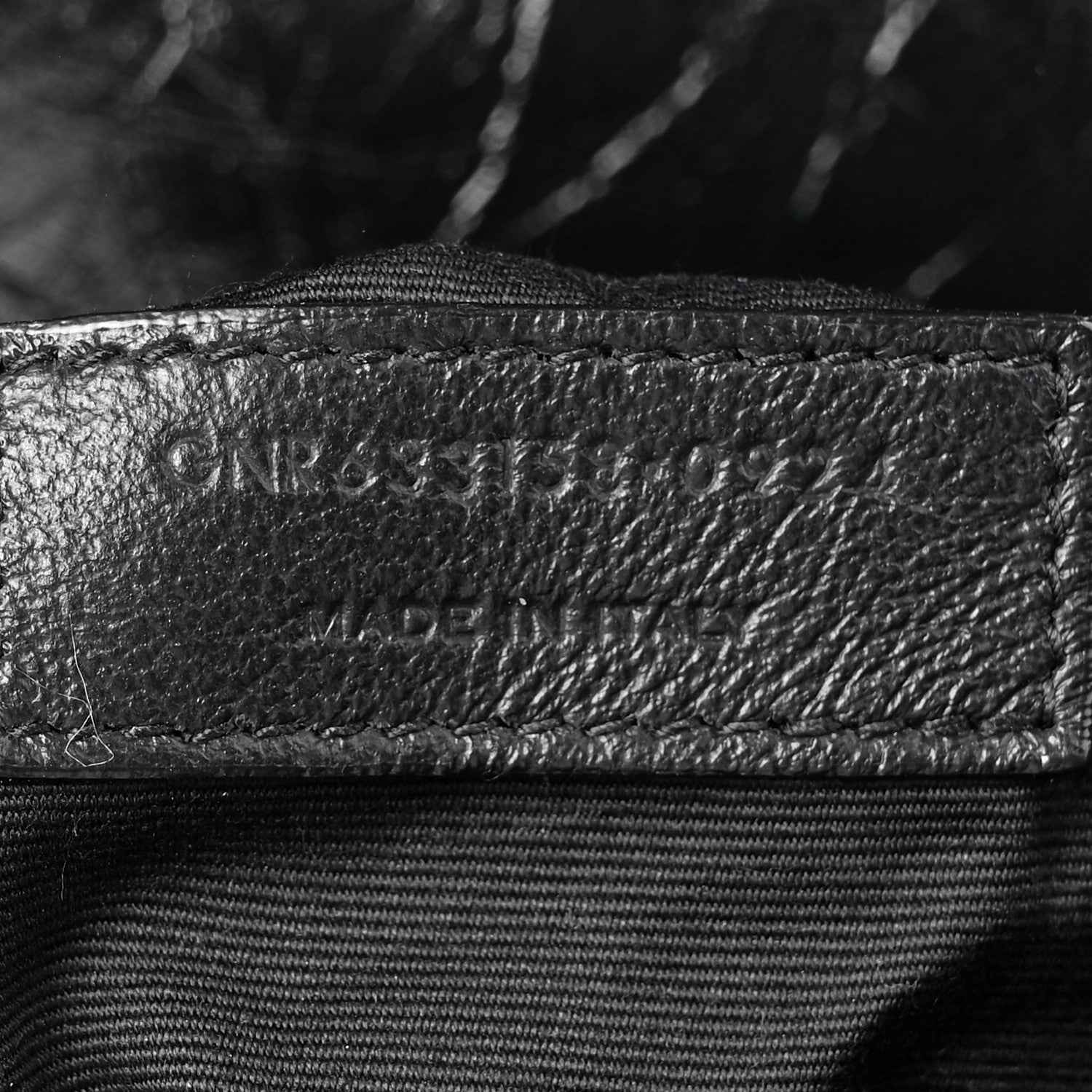 Saint Laurent Crinkled Calfskin Matelasse Monogram Medium Niki Chain Satchel Black 7 of 10
