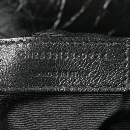 Saint Laurent Crinkled Calfskin Matelasse Monogram Medium Niki Chain Satchel Black 7 of 10