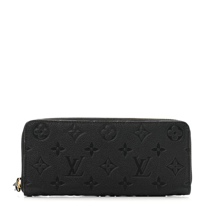 Louis Vuitton Empreinte Clemence Wallet Black 1 of 8