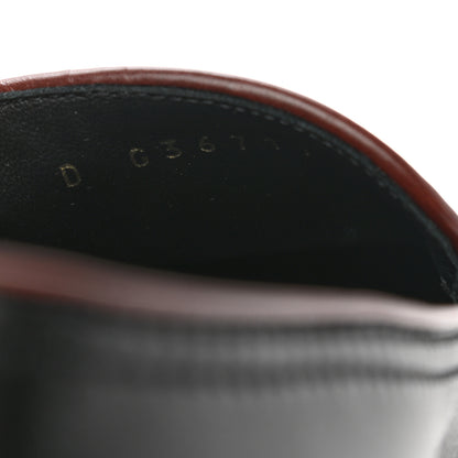 Chanel Calfskin CC Mocassin Loafers 38 Brown Black 8 of 8