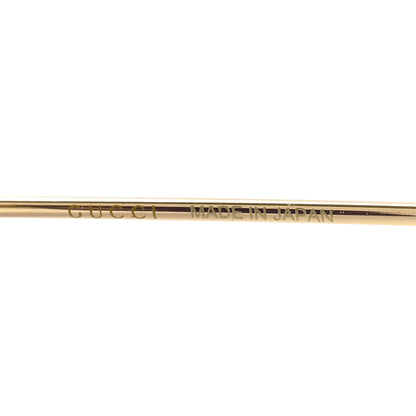 Gucci Metal Acetate Detachable Charm Rimless Square Sunglasses GG1147S Black Gold 6 of 8