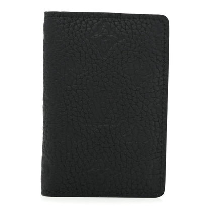 Louis Vuitton Taurillon Monogram Pocket Organizer Black 1 of 6