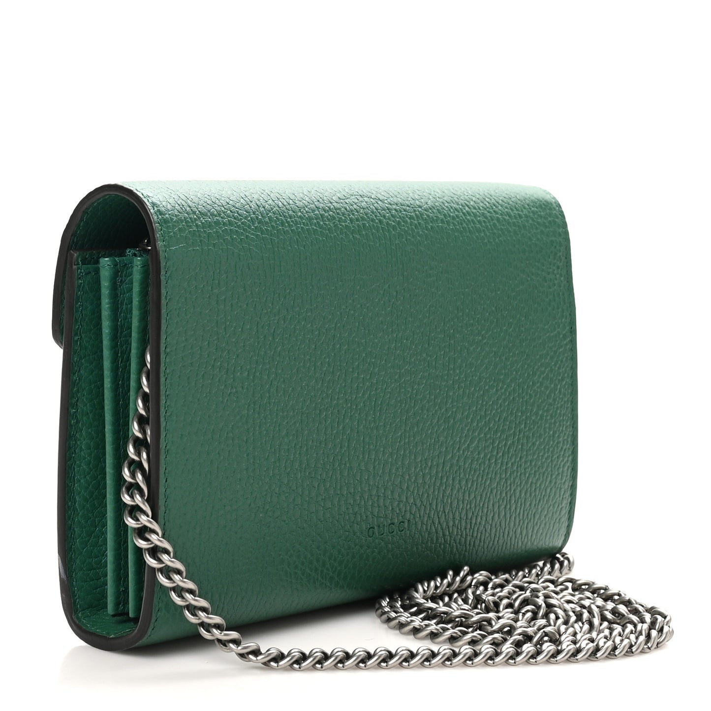 Calfskin Mini Dionysus Chain Wallet Emerald